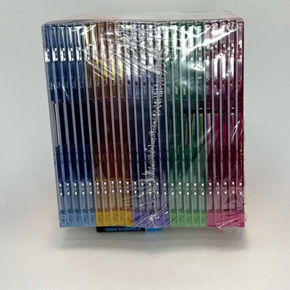 Imation 25 Pack CD Cases Slim Line Jewel Tone Storage New, Sealed - Picture 5 of 5